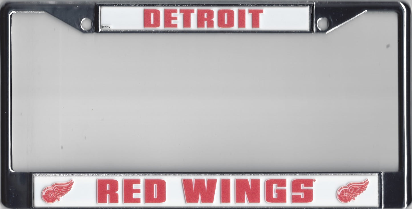 Detroit Red Wings Chrome License Plate Frame