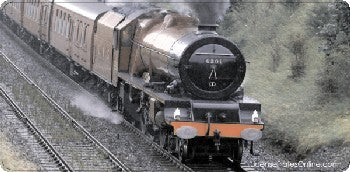 Railroad Train Photo Plate #1