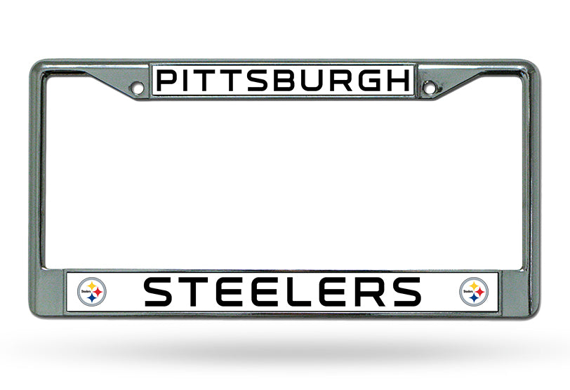 Pittsburgh Steelers Chrome License Plate Frame