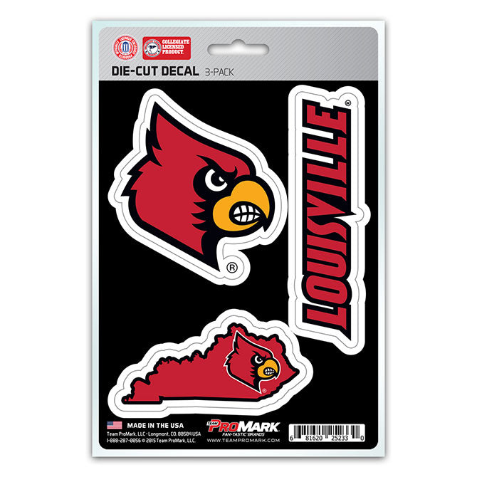 Louisville Cardinals Team Decal Set