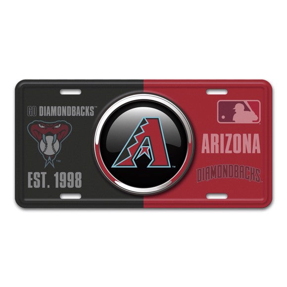 Arizona Diamondbacks Metal License Plate