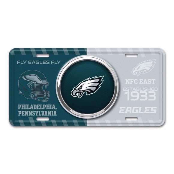 Philadelphia Eagles Metal License Plate
