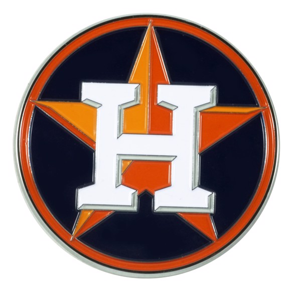 Houston Astros Full Color Metal Emblem