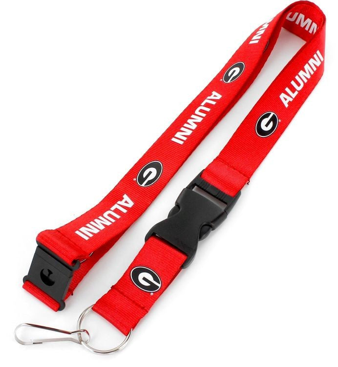 Georgia Bulldogs Alumni Lanyard With Safety Latch