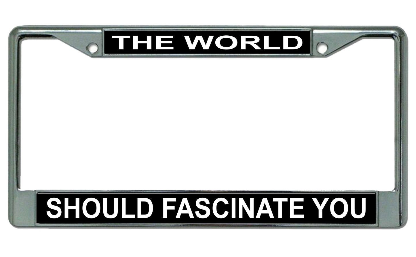 The World Should Fascinate You Chrome Frame