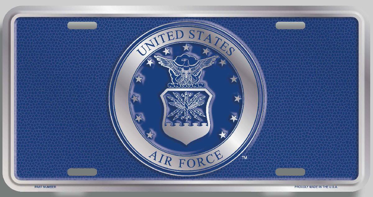 U.S. Air Force Metal Mosaic License Plate