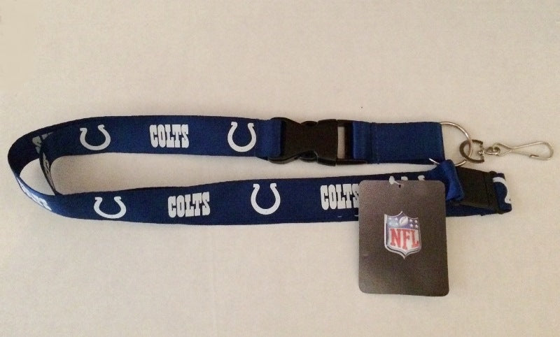 Indianapolis Colts Blue Lanyard With Safety Latch