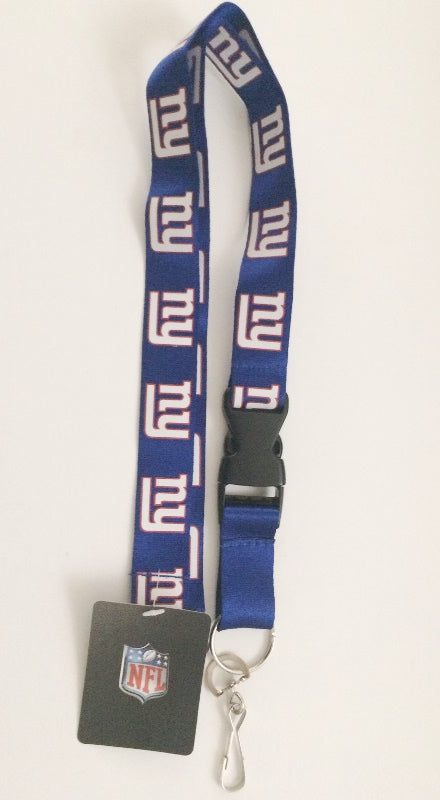 New York Giants Blue Lanyard With Safety Latch