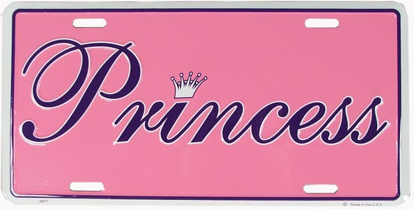 Princess ... Vampire License Plate