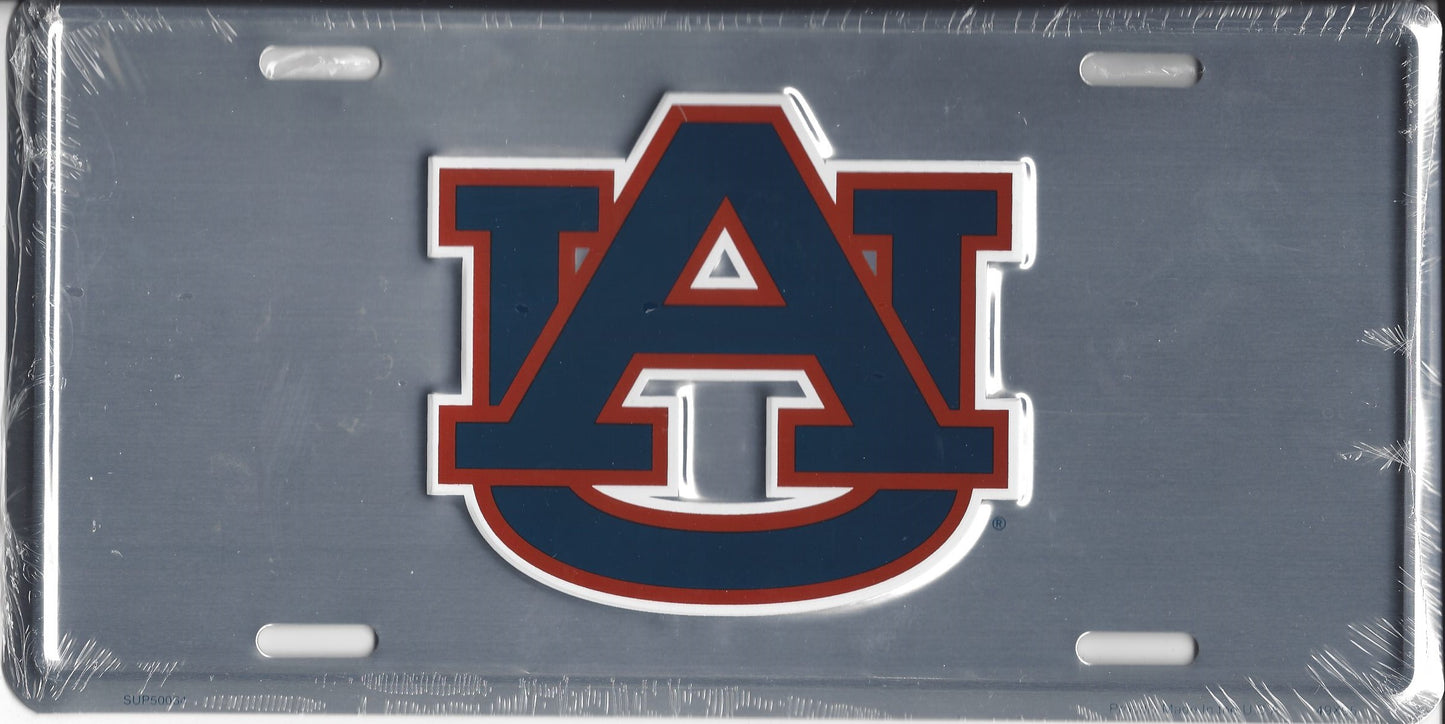 Auburn Tigers Anodized License Plate