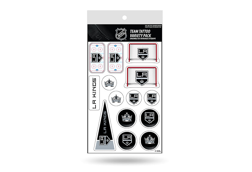 Los Angeles Kings Variety Pack Tattoo Set