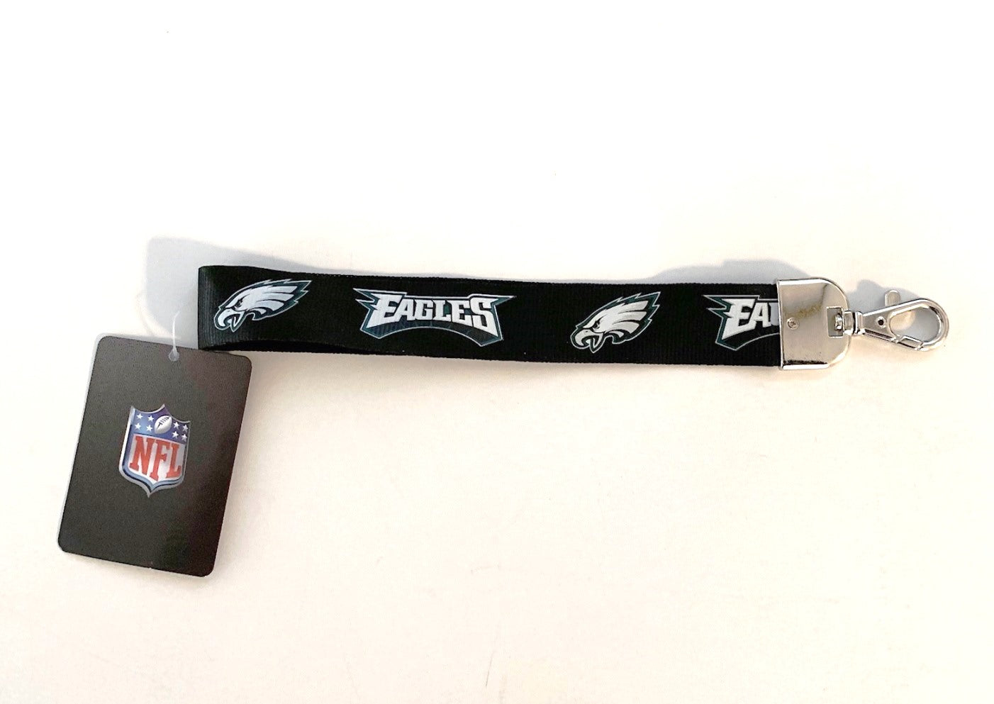 Philadelphia Eagles Black Wristlet Lanyard