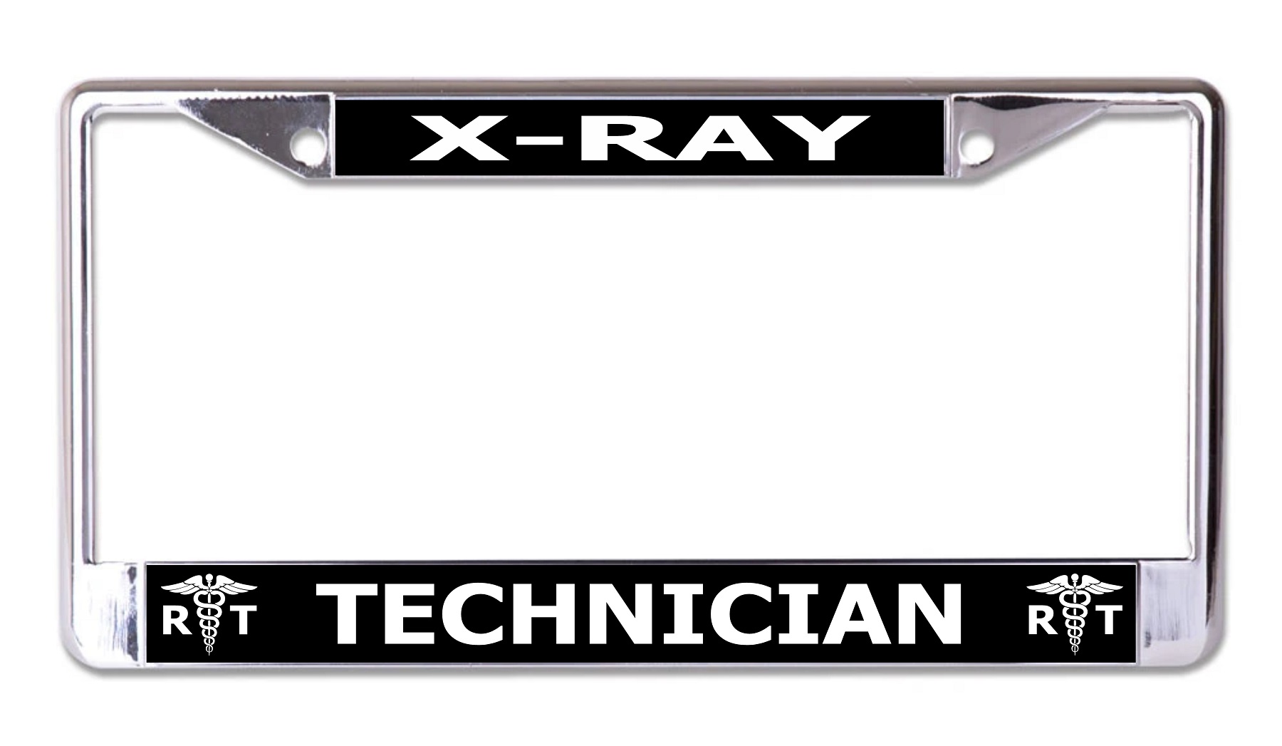 X-ray Technician Chrome LICENSE PLATE Frame