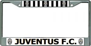 Juventus Football Club Chrome License Plate Frame
