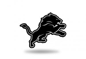 Detroit Lions NFL Plastic Auto Emblem