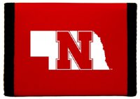 Nebraska Cornhuskers Nylon Trifold Wallet