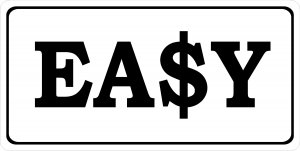 Easy Money Photo License Plate