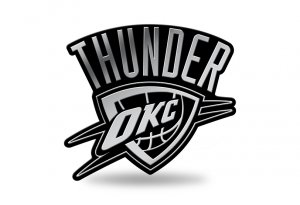 Oklahoma City Thunder NBA Plastic Auto Emblem