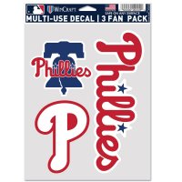Philadelphia Phillies 3 Fan Pack Decals