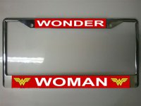 Wonder Woman Photo License Plate Frame