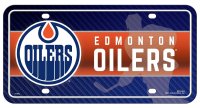 Edmonton Oilers Metal License Plate
