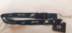 Philadelphia Eagles Green Team Lanyard With Safety Latch