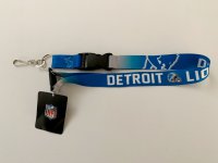 Detroit Lions Crossover Lanyard With Neck Safety Latch