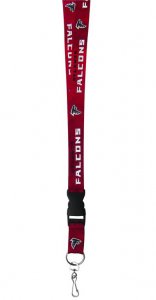 Atlanta Falcons Red Lanyard With Safety Latch