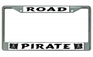Road Pirate Chrome License Plate Frame