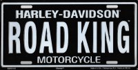 Harley-Davidson Road King License Plate
