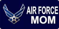 Air Force Mom Photo License Plate