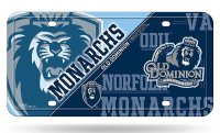 Old Dominion Monarchs Metal License Plate