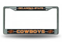 Oklahoma State Cowboys Glitter Chrome License Plate Frame