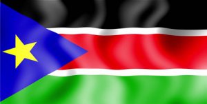South Sudan Flag Photo License Plate