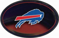 Buffalo Bills Chrome Die Cut Oval Decal