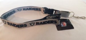 Oakland Raiders Two Tone Lanyard With Safety Latch