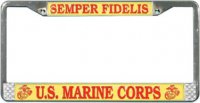U.S. Marine Corps License Plate Frame