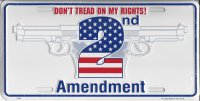 Don't Tread 2nd Amendment License Plate