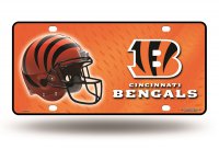 Cincinnati Bengals Metal License Plate