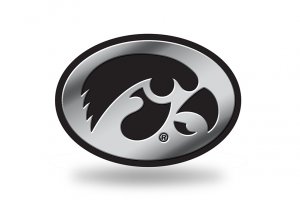 Iowa Hawkeyes Chrome Auto Emblem