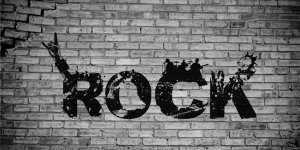 Rock Music Wall Photo License Plate