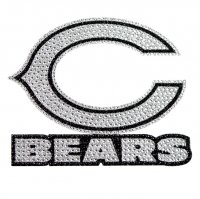 Chicago Bears Diamond Bling Auto Emblem