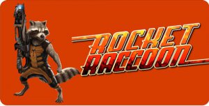 Rocket Raccoon Photo License Plate