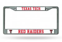 Texas Tech Red Raiders Chrome License Plate Frame