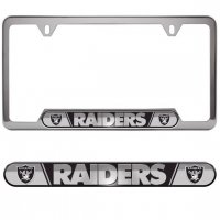 Las Vegas Raiders Premium Stainless License Plate Frame