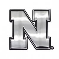 Nebraska Corn Huskers 3-D Metal Auto Emblem