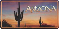 Arizona Nature Scene Photo License Plate