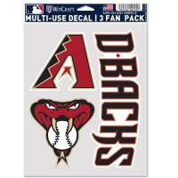 Arizona Diamondbacks 3 Fan Pack Decals