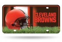 Cleveland Browns Metal License Plate