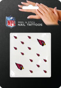 Arizona Cardinals Peel And Stick Nail Tattoos
